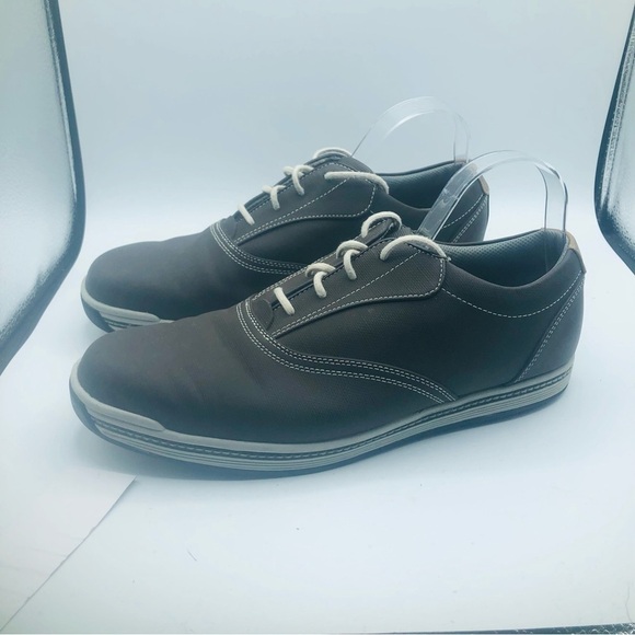 FootJoy 54263 Mens brown Contour Leather Spikeless Golf Shoes Size 11.5M - Picture 4 of 11